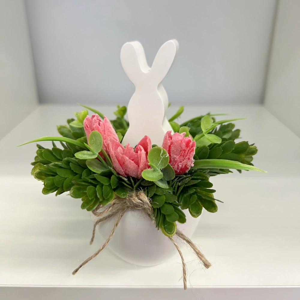 🐰 Jarní dekorace se zajíčkem ve vajíčku 🌷