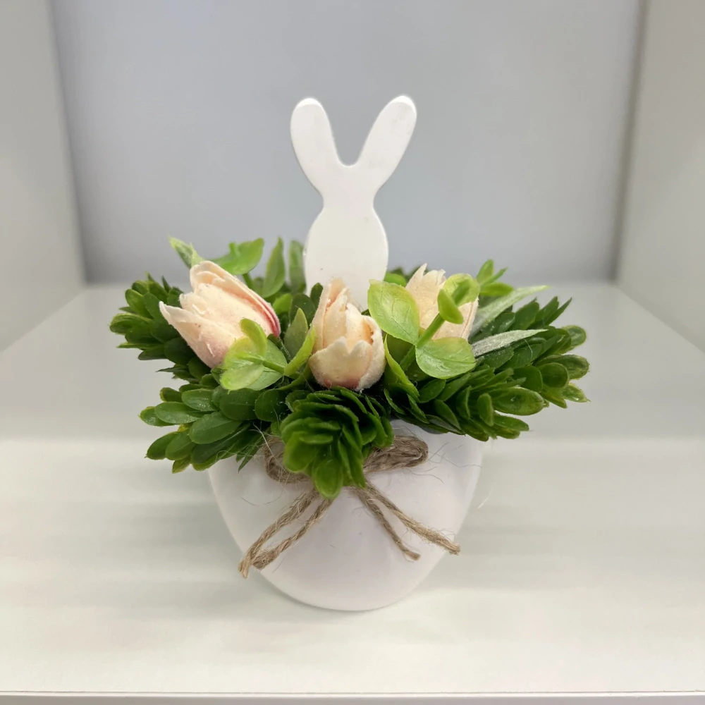 🐰 Jarní dekorace se zajíčkem ve vajíčku 🌷