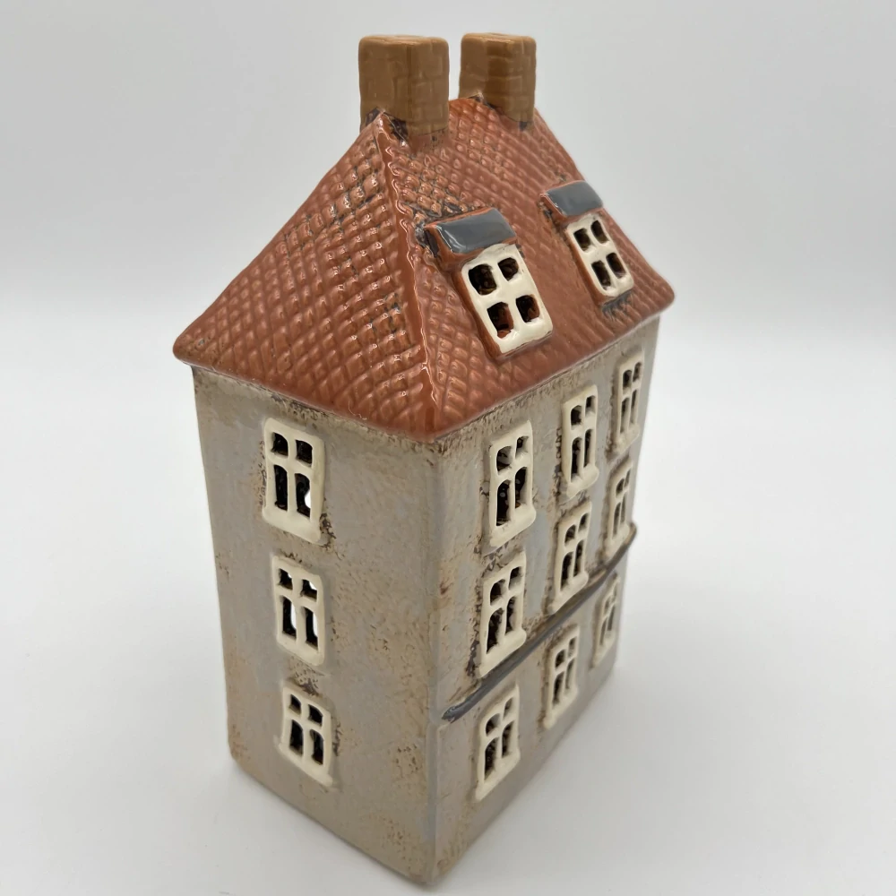 🏡✨ Keramický domeček na čajovou nebo LED svíčku ✨🏡
