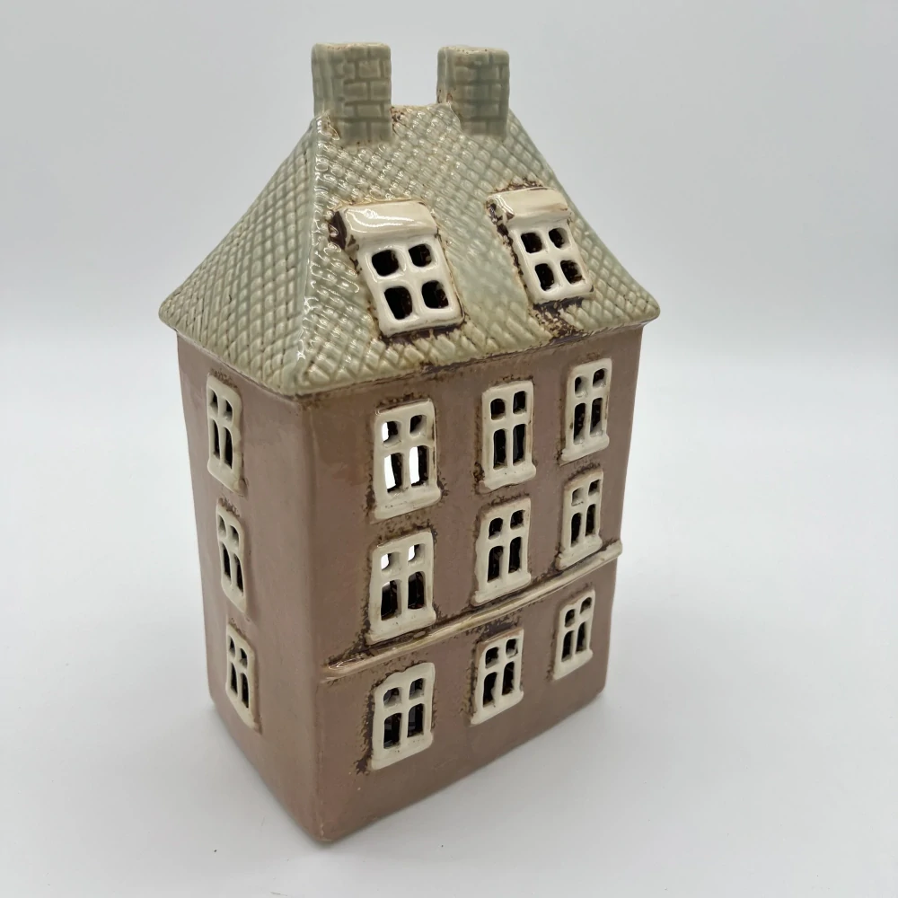 🏡✨ Keramický domeček na čajovou nebo LED svíčku ✨🏡