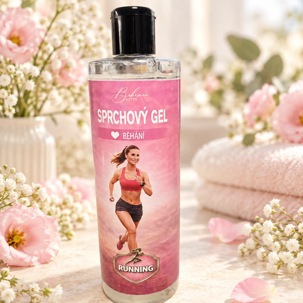🎁 Dárkový balíček Běhání – čokoláda, energetický nápoj a sprchový gel