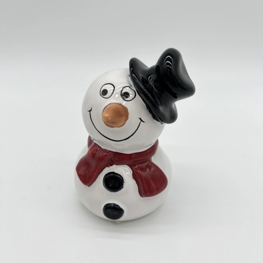ZIMNÍ DEKORACE FIGURKA SNĚHULÁK 