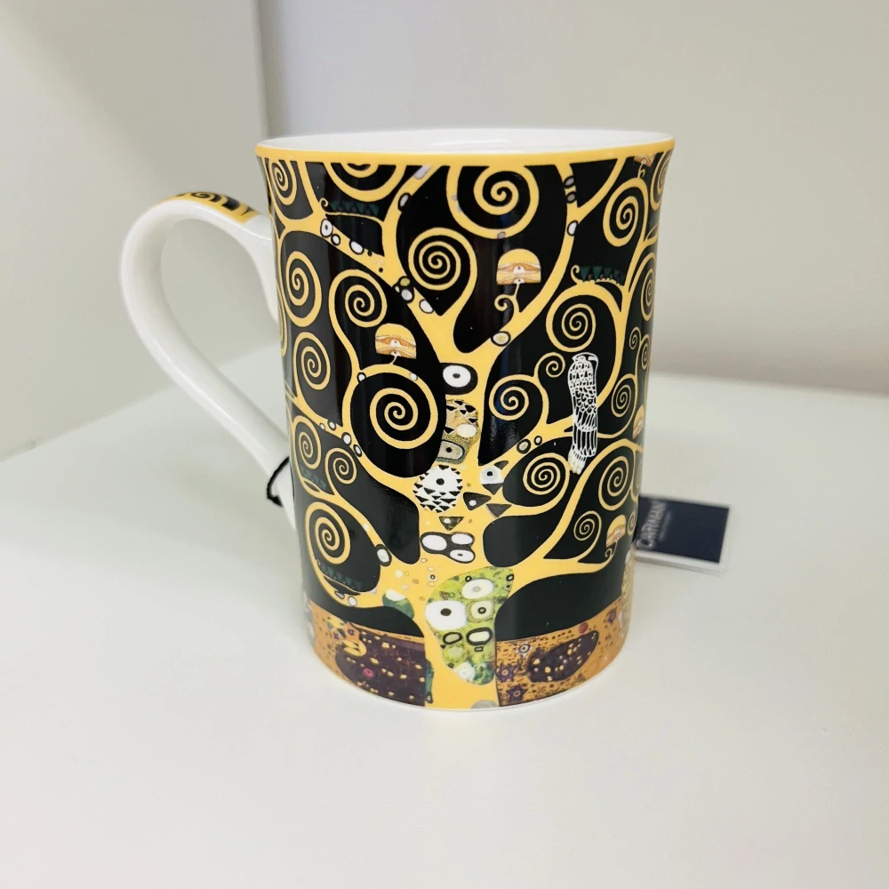LUXUSNÍ HRNEK MOTIV GUSTAV KLIMT - STROM ŽIVOTA