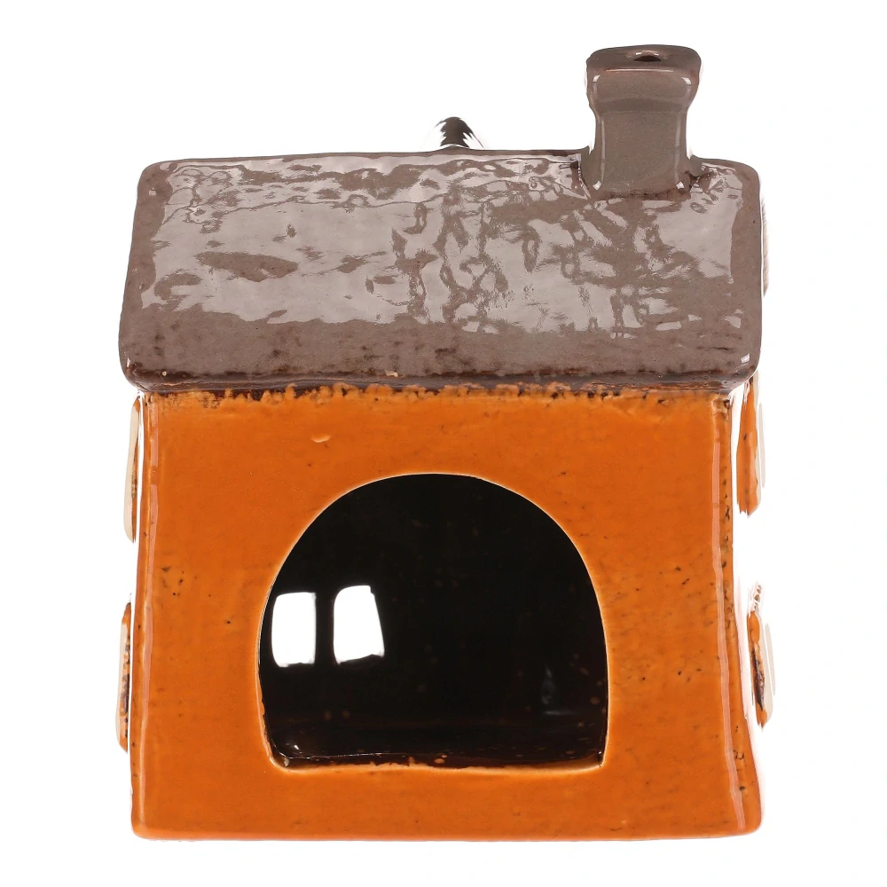 DEKORACE KERAMICKÝ DOMEK NA ČAJOVOU SVÍČKU