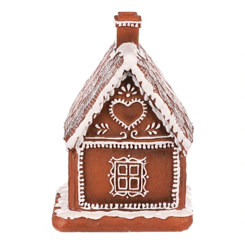 ZIMNÍ DEKORACE PERNÍKOVÝ DOMEČEK S LED OSVĚTLENÍM