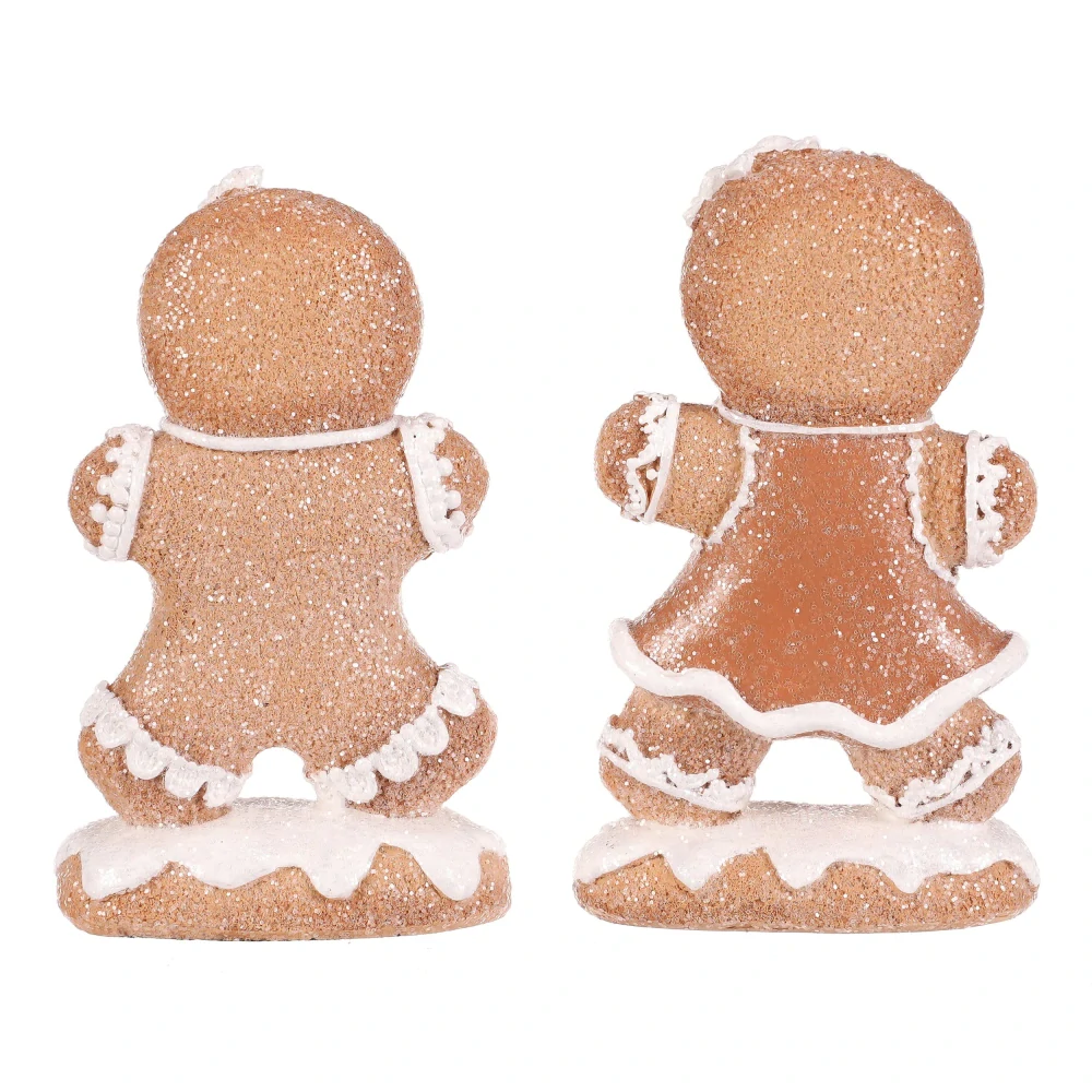 ZIMNÍ DEKORACE FIGURKA PERNÍKOVÉHO PANÁČKA - DVA DRUHY