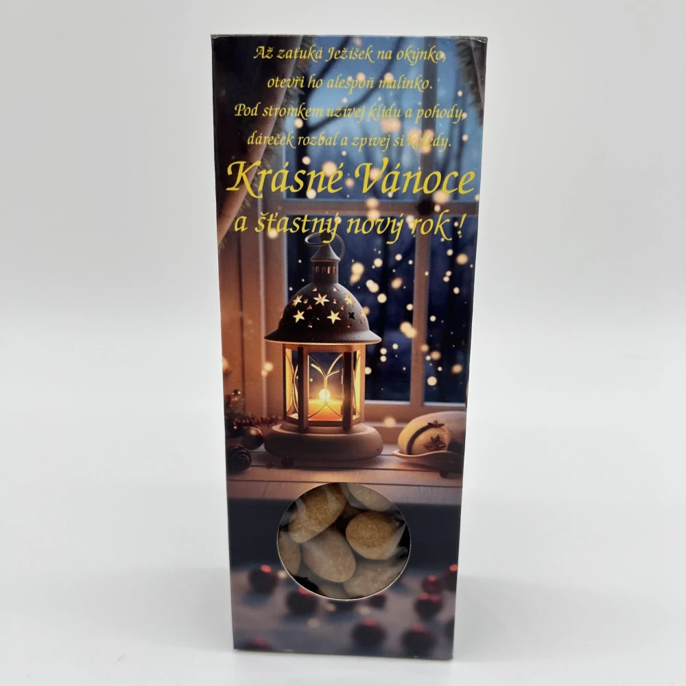 🎁 Vánoční dárkový balíček – Medovina & mandle v mléčné čokoládě