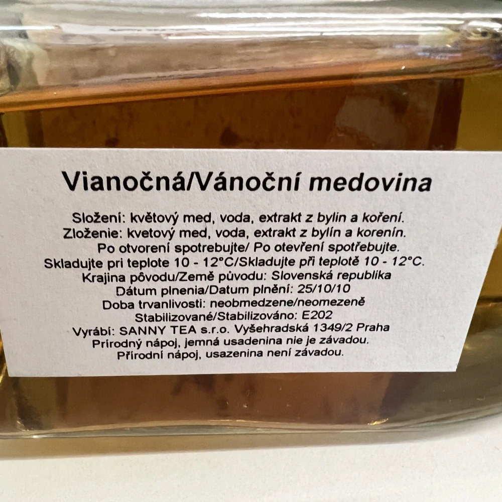 🎁 Vánoční dárkový balíček – Medovina & Rozinky v čokoládě