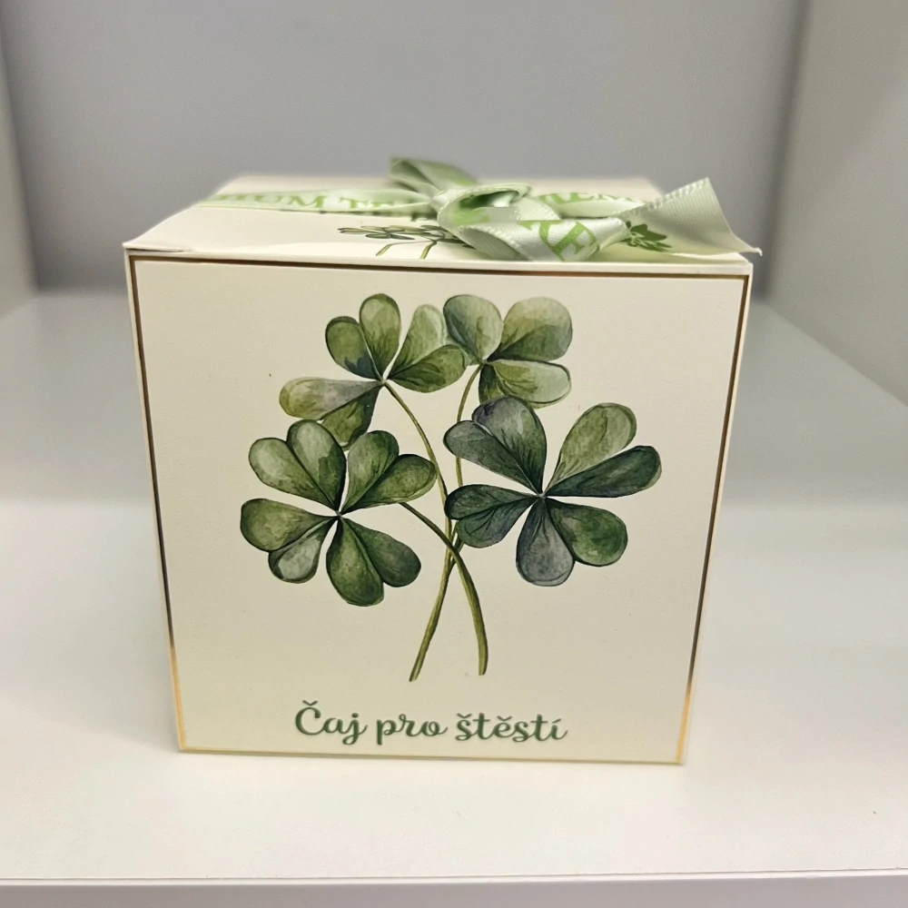 🍀☕ Čaj pro štěstí – dárkové balení PREMIUM ☕🍀