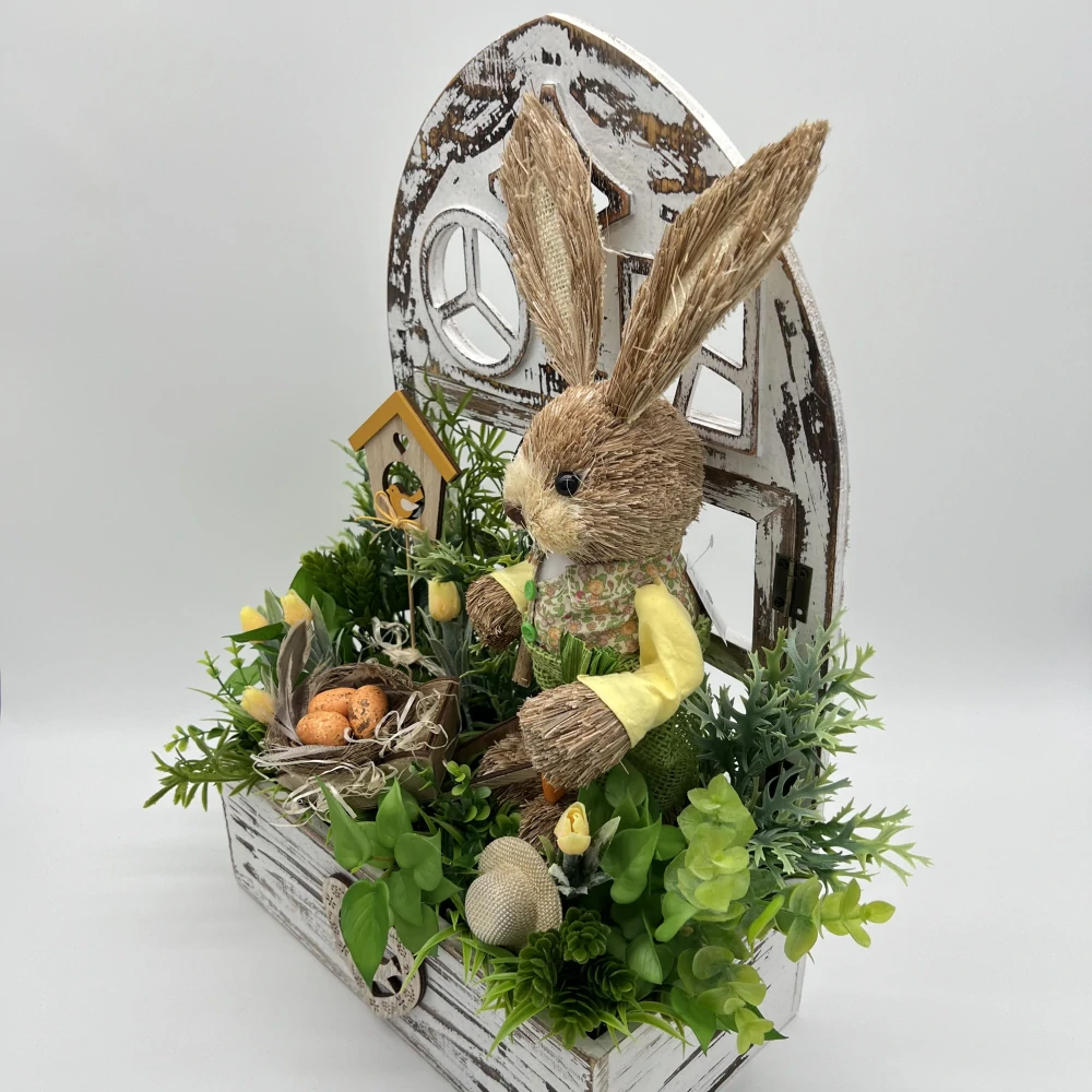 🐰🥕 Velikonoční dekorace – zahradník zajíček 🥕🐣
