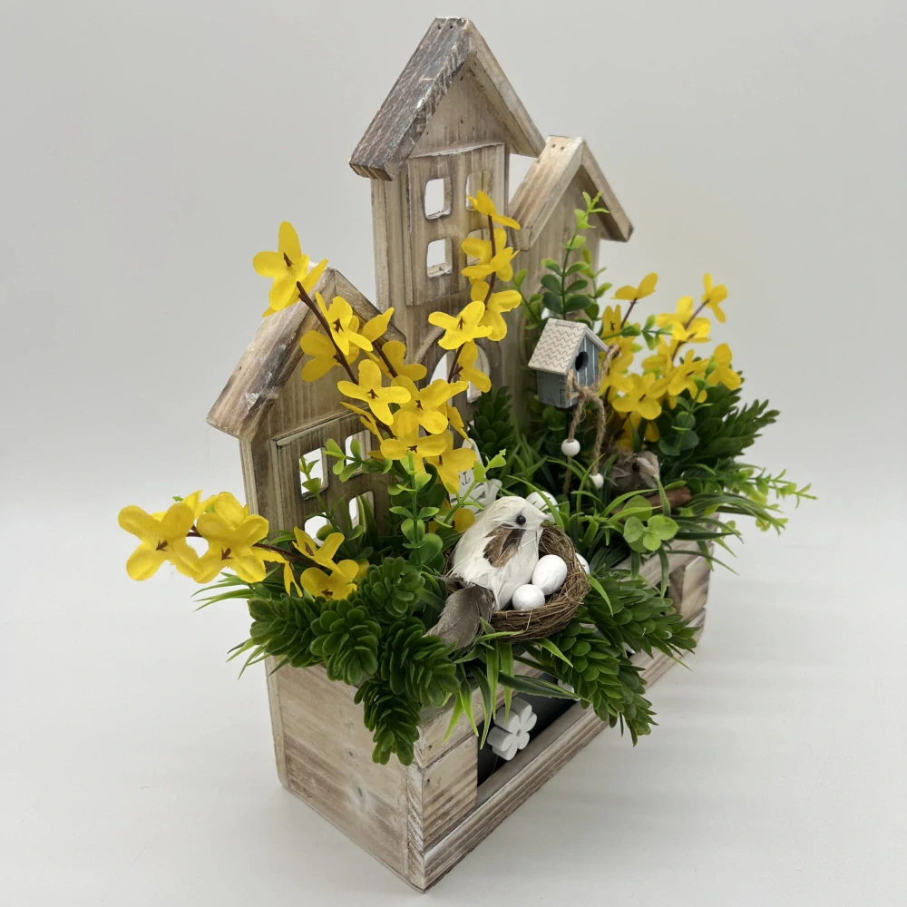 🌼🏡 Jarní dekorace s domečky a ptáčky 🏡🌼