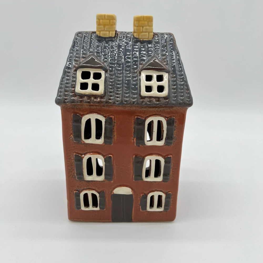 🏡✨ Keramický domeček na čajovou nebo LED svíčku ✨🏡