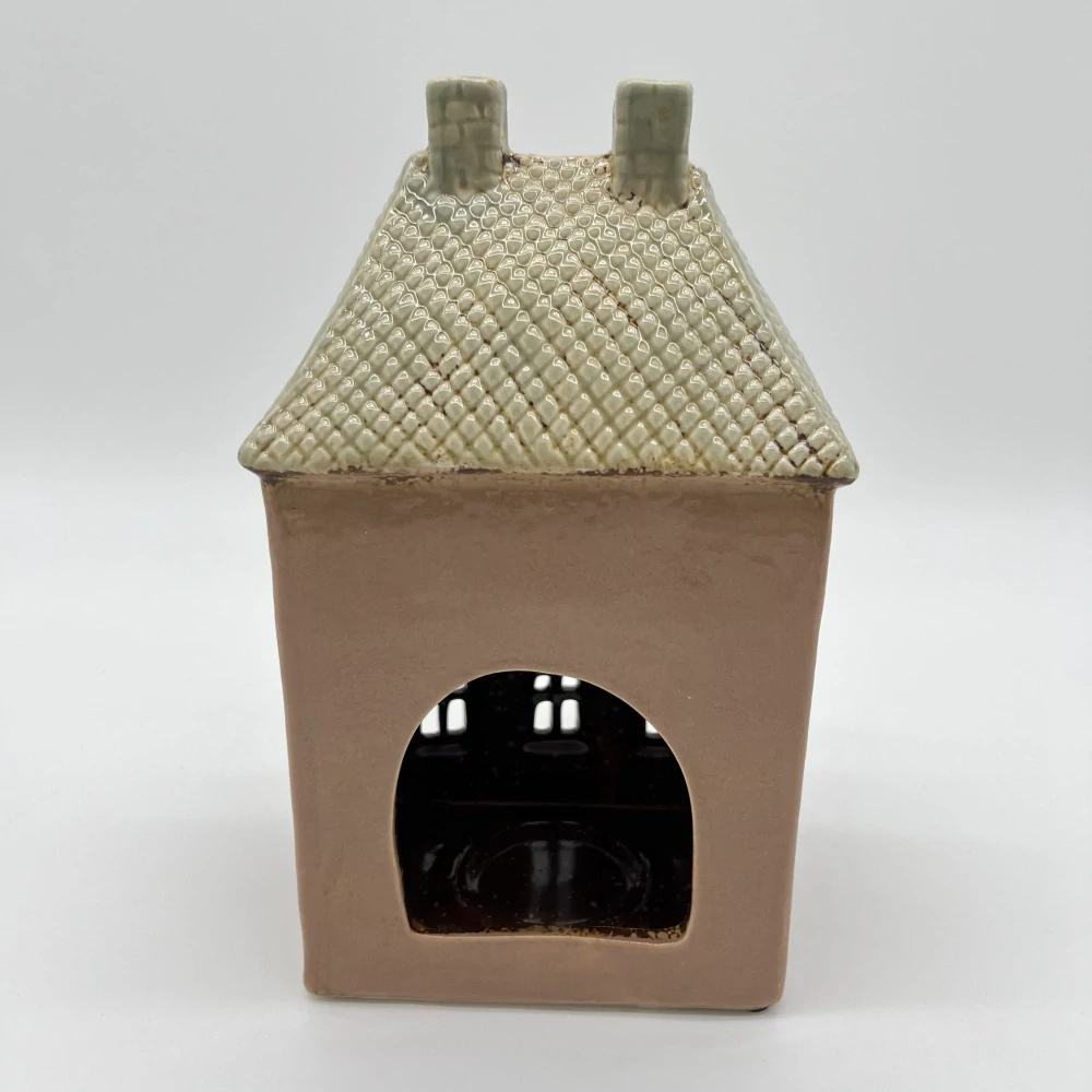 🏡✨ Keramický domeček na čajovou nebo LED svíčku ✨🏡