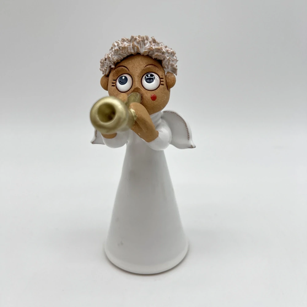 👼🎺 Keramický anděl se šalmají 🎺👼