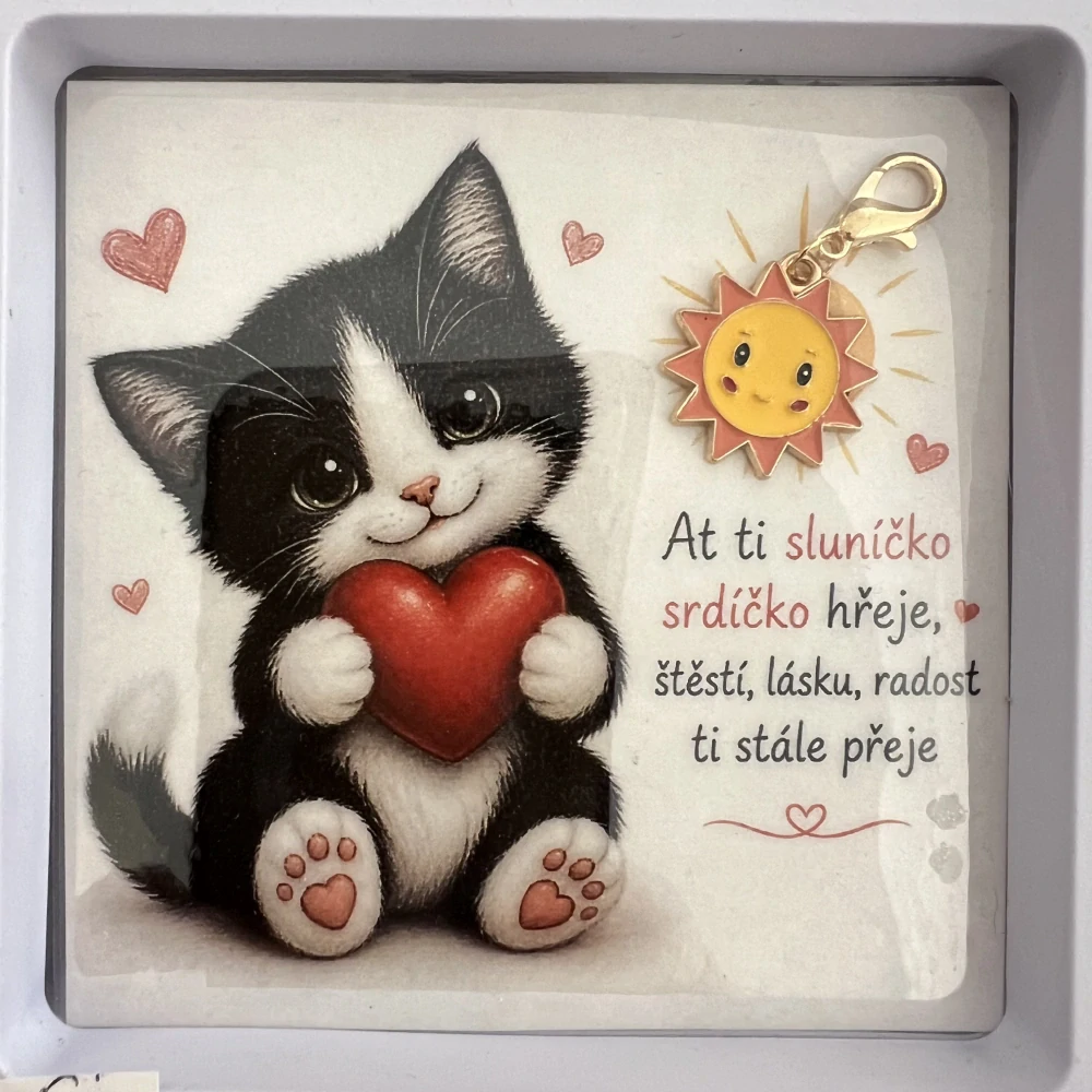🎁✨ Dárkový rámeček se štěstíčkem a přívěskem ✨🎁