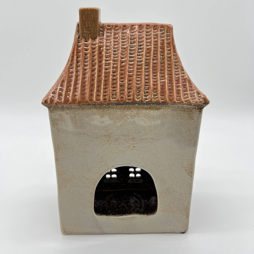 🏠 Keramický domeček na čajovou svíčku 🏠✨