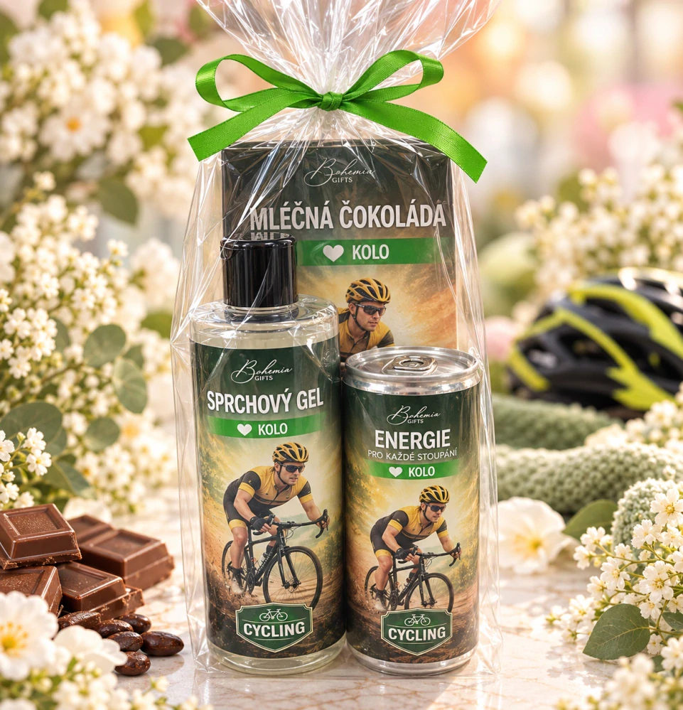 🎁 Dárkový balíček pro milovníka cyklistiky – 3 produkty 🚴♂️💚