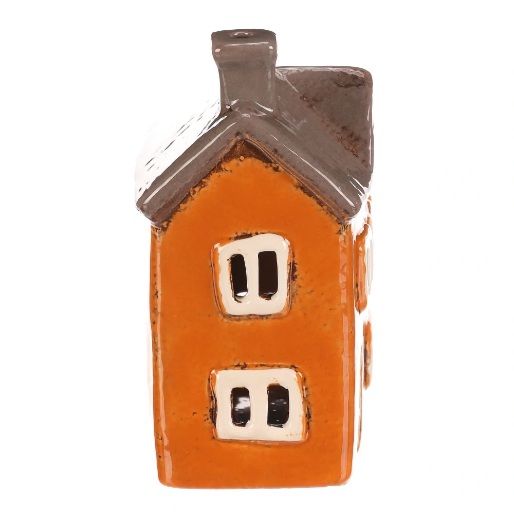 DEKORACE KERAMICKÝ DOMEK NA ČAJOVOU SVÍČKU