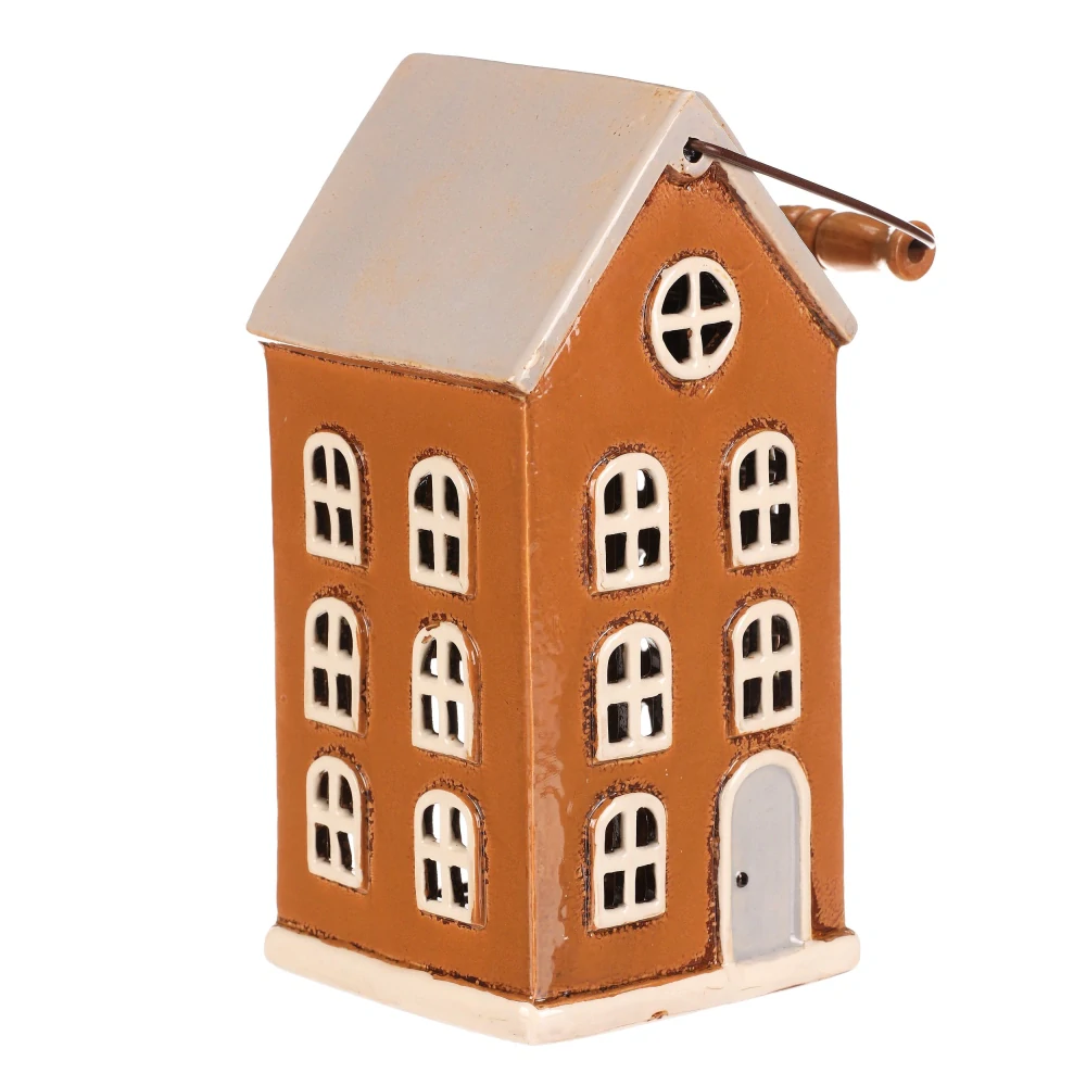 KERAMICKÝ DOMEK NA ČAJOVOU SVÍČKU S MADLEM