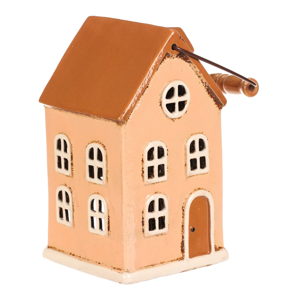KERAMICKÝ DOMEK NA ČAJOVOU SVÍČKU S MADLEM