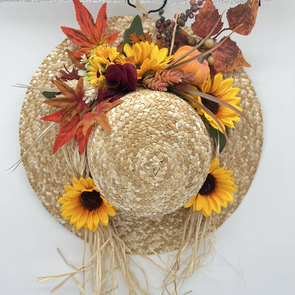 PODZIMNÍ DEKORACE ZDOBENÝ KLOBOUK 