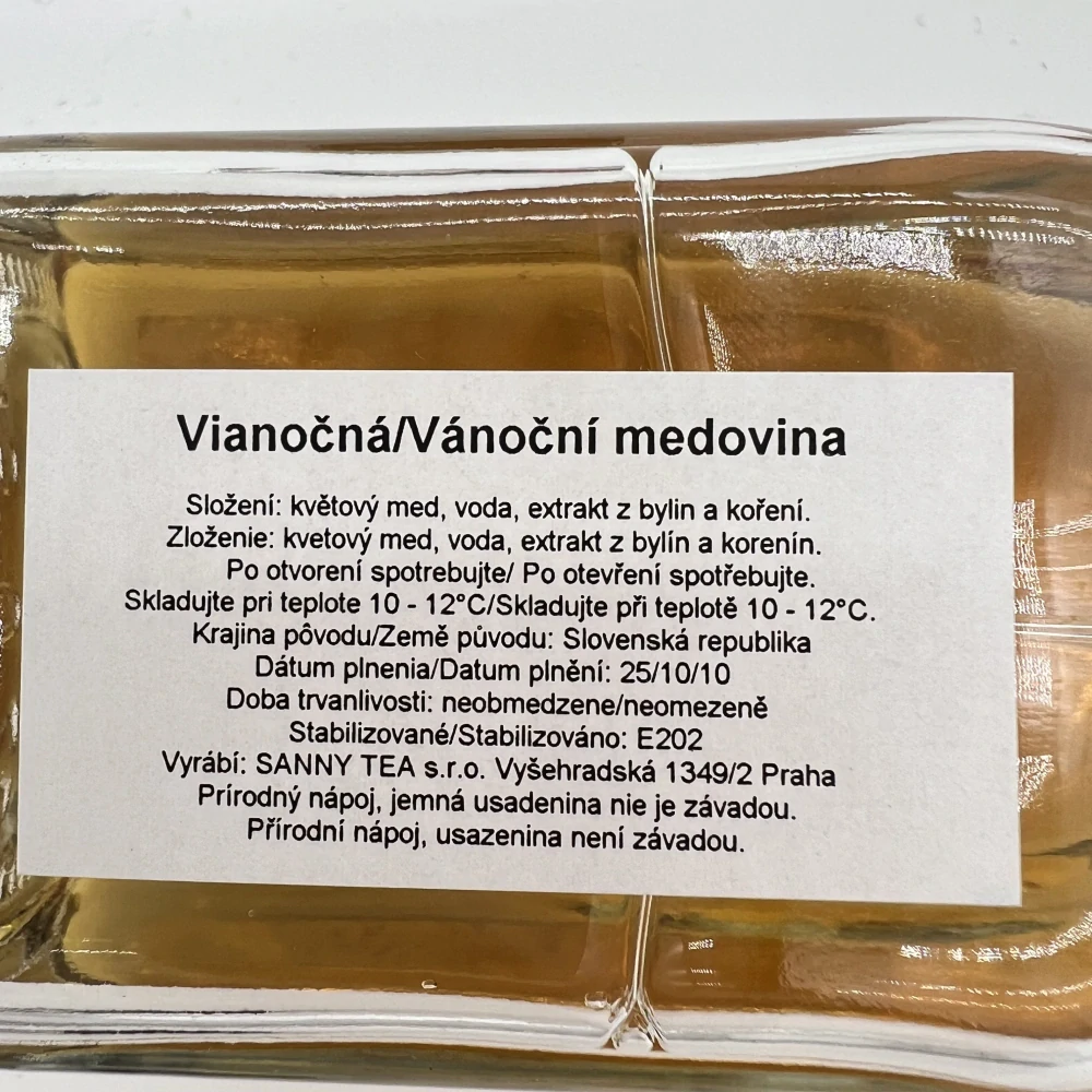 🎁 Vánoční dárkový balíček – Medovina & mandle v mléčné čokoládě