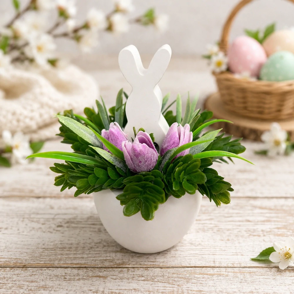 🐰 Jarní dekorace se zajíčkem ve vajíčku 🌸