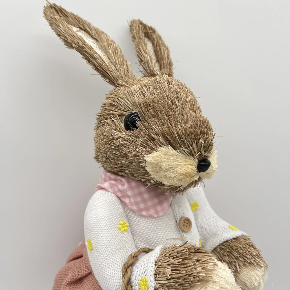 JARNÍ DEKORACE ZAJÍC - DÍVKA