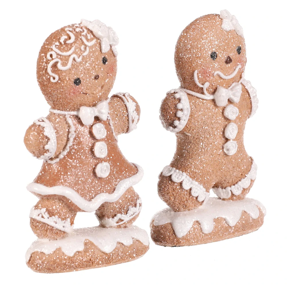 ZIMNÍ DEKORACE FIGURKA PERNÍKOVÉHO PANÁČKA - DVA DRUHY