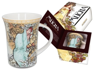 HRNEK V DÁRKOVÉM BALENÍ ALPHONSE MUCHA  - MOTIV ZIMA