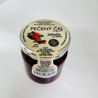 PEČENÝ ČAJ - JAHODA SE SKOŘICÍ