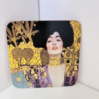 PODTÁCEK KORKOVÝ MOTIV GUSTAV KLIMT 
