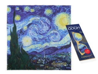 UBROUSEK NA BRÝLE MOTIV VINCENT VAN GOGH - HVĚZDNÁ NOC
