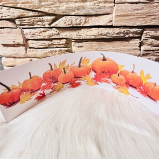 PODZIMNÍ DEKORACE SAMOLEPICÍ FÓLIE NA OKNO - DÝNĚ