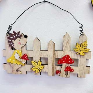 PODZIMNÍ DEKORACE ZÁVĚSNÝ PLUTEK