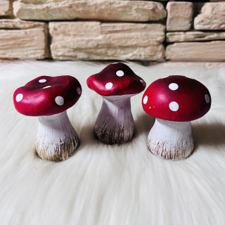 PODZIMNÍ DEKORACE HOUBA MIX TVARU