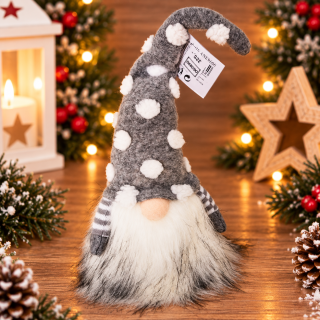 🎄 Zimní dekorace – skřítek s LED osvětlením