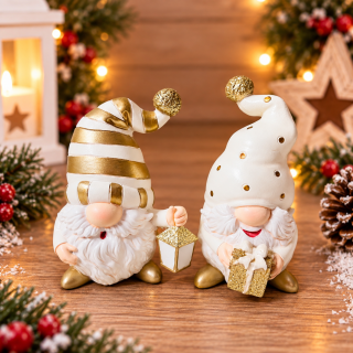 🎄 Zimní dekorace – skřítek Dva druhy