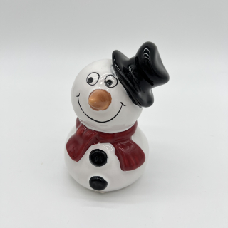 ZIMNÍ DEKORACE FIGURKA SNĚHULÁK 