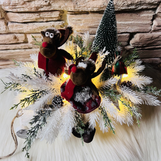 ZIMNÍ DEKORACE ZDOBENÉ SÁŇKY