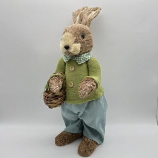 JARNÍ DEKORACE ZAJÍC - CHLAPEC