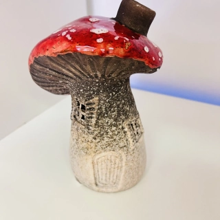 DEKORACE HOUBA NA ČAJOVOU SVÍČKU