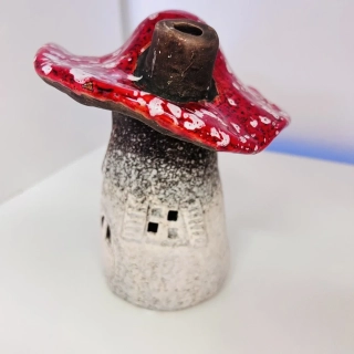 DEKORACE HOUBA NA ČAJOVOU SVÍČKU