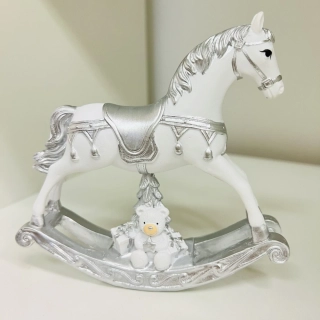 ZIMNÍ DEKORACE HOUPACÍ KONÍK