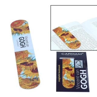 Magnetická záložka do knížky Vincent van Gogh "Slunečnice"