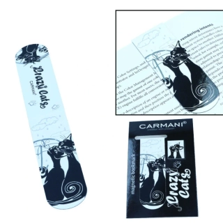 Magnetická záložka do knížky Kočičí svět- mix motivů 