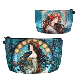 KOSMETICKÁ TAŠKA SE ZIPEM MOTIV ALFONS MUCHA
