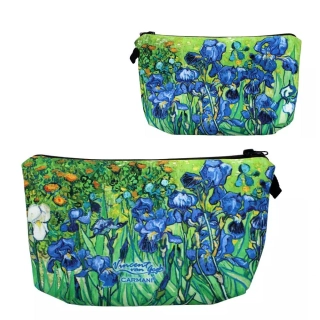 KOSMETICKÁ TAŠKA SE ZIPEM MOTIV VINCENT VAN GOGH - KOSATCE