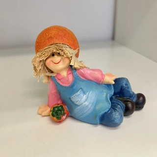 PODZIMNÍ DEKORACE FIGURKA DÍVKY