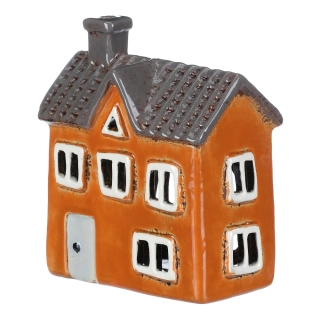 DEKORACE KERAMICKÝ DOMEK NA ČAJOVOU SVÍČKU